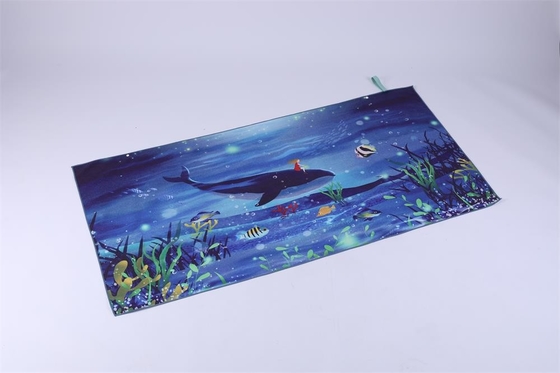 140x70cm recycleren Stof Gedrukte Sneldrogende Iron Man-Strandhanddoek