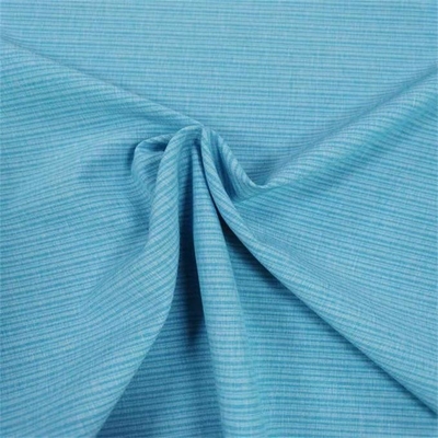 Strakke Stof 148CM van Spandex van de Streeppolyester 170gsm Geweven Polyestermateriaal