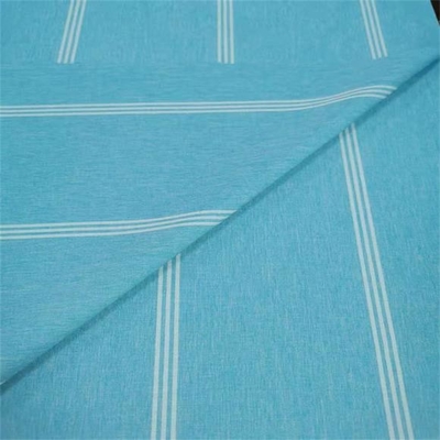 170gsm de Streep de Polyborstel van kationen Spandex van het Polyester Duidelijke Weefsel