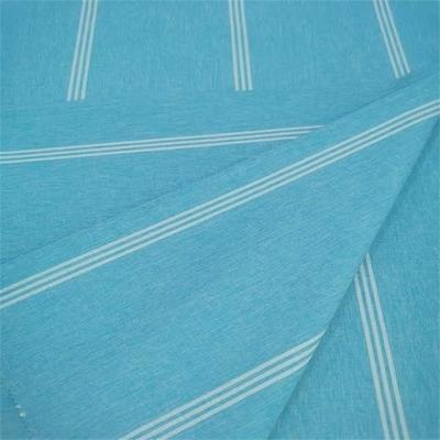 170gsm de Streep de Polyborstel van kationen Spandex van het Polyester Duidelijke Weefsel
