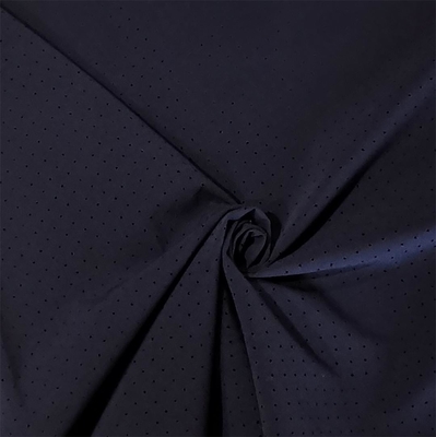 De gevormde Verdraaide Stof In te ademen 50dx50d T400 van Polyesterspandex