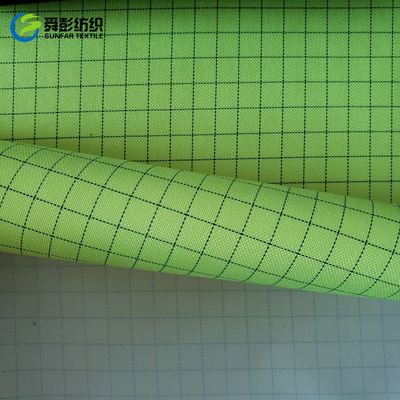 De statische van de Polyesteroxford van de Garendeklaag Doek 200dx200d 100gsm