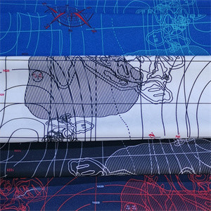 120gsm geweven Microfiber-Stof 75Dx150D Peachtwill voor Boardshorts