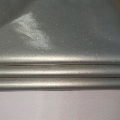 De glanzende Rek van Laminerings Waterdichte Zachte Shell Fleece Fabric 75dx75d