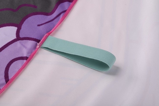 Gemakkelijk aan Sneldrogend Carry Printed Polyester Beach Towel 200gsm