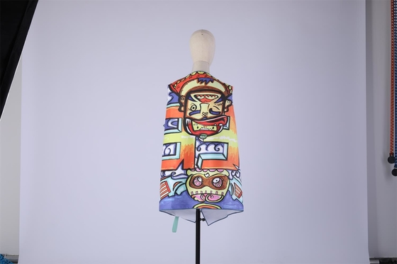 180x85cm van de het Strandhanddoek van de Raads Kort Stof 200gsm Volwassen Drukknooptype