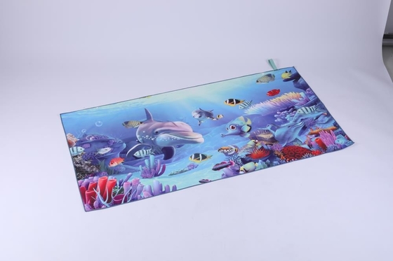 200gsm de polyamide Gedrukte Polyester van de het Zandpreventie van de Strandhanddoek