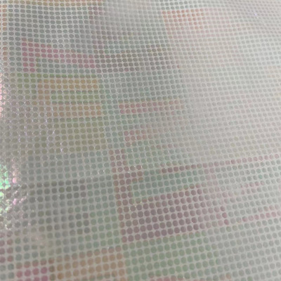71 GSM Polyester Taffeta Stof 320t Kleurrijke Hot Silver Folie 50dx50d