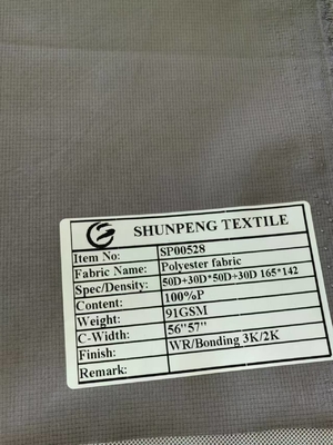 50D+30D*50D+30D 100%P 91GSM Polyesterstof